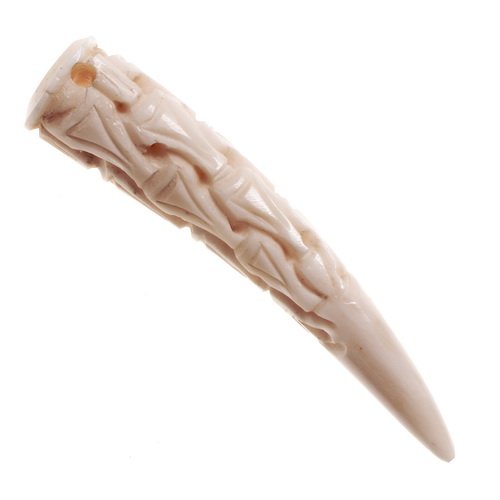 De Aardewinkel Lindwurm Tand Handgesneden Amulet De Aardewinkel Lindwurm Tand Handgesneden Amulet